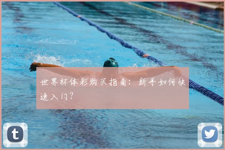 世界杯体彩购买指南:新手如何快速入门?