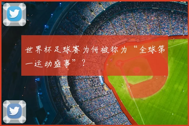 世界杯足球赛为何被称为“全球第一运动盛事”？
